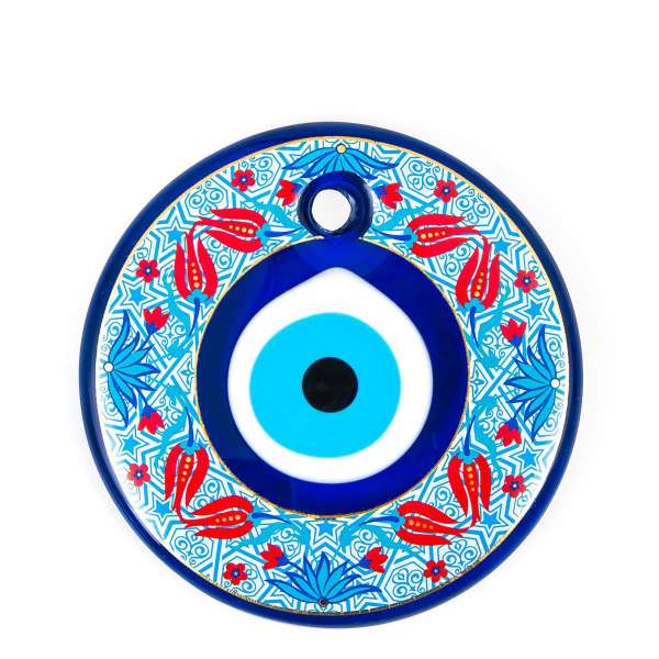 Blue Lucky Chili Design Evil Eye Amulet