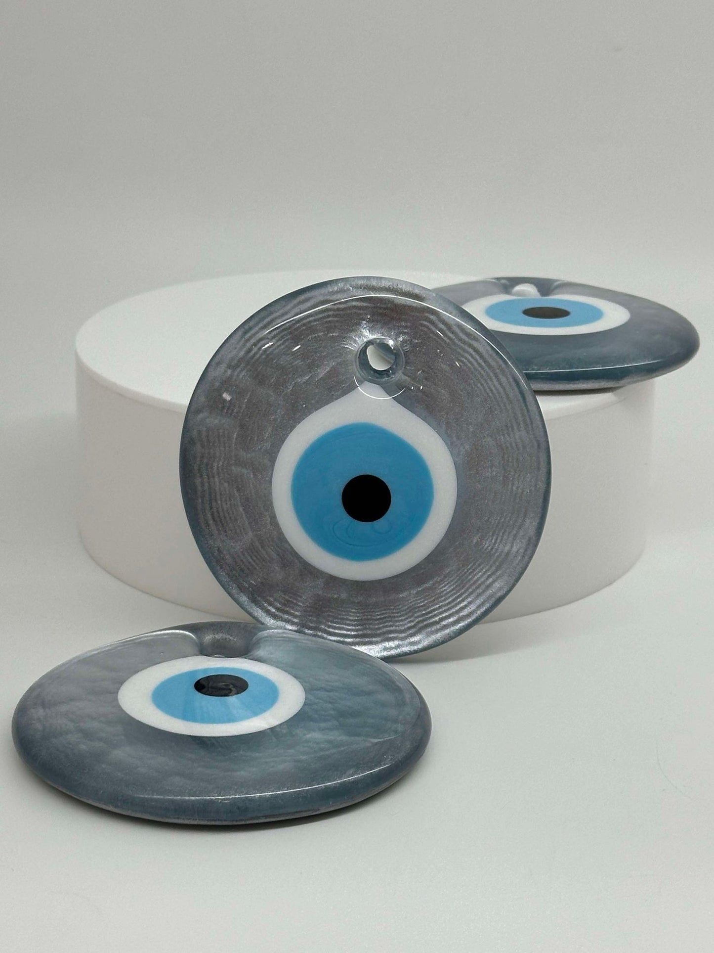 Silver Evil Eye Amulet