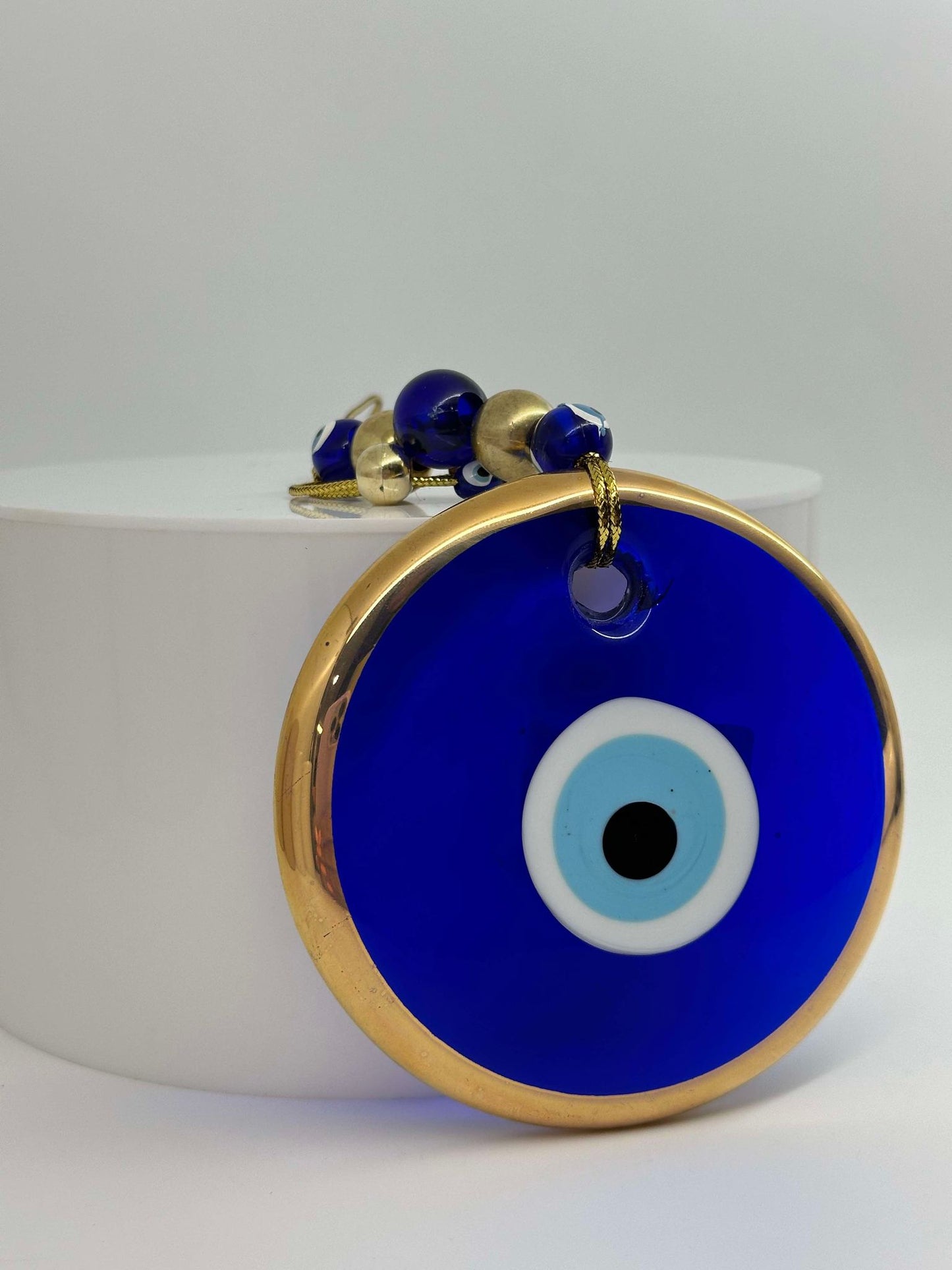 Classic Design With Gold Ring Evil Eye Amulet