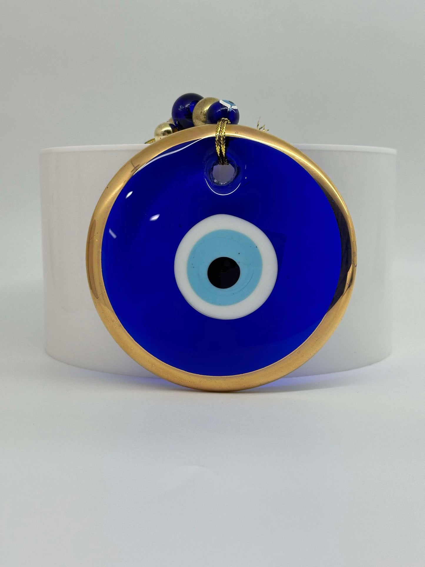 Classic Design With Gold Ring Evil Eye Amulet