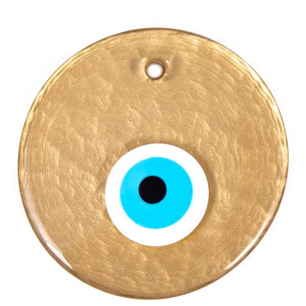 Gold Evil Eye Amulet (Small & Large)