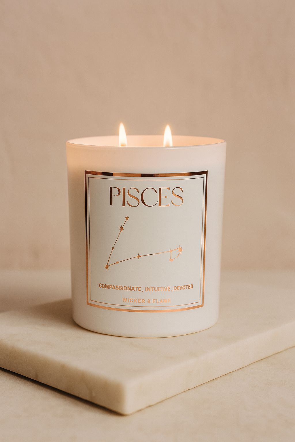 ♓ Pisces Zodiac Candle