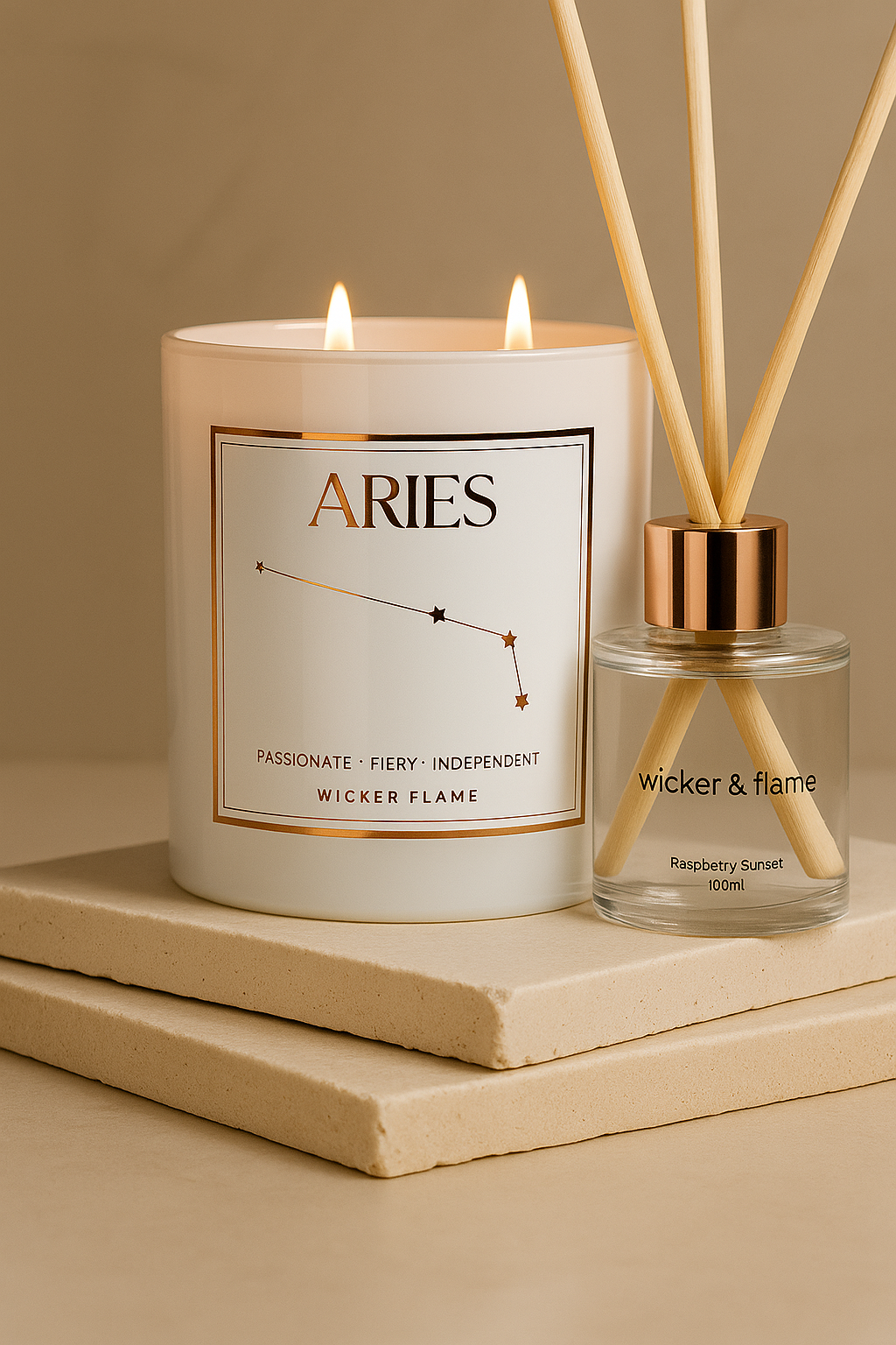 ♈ Aries Zodiac Candle