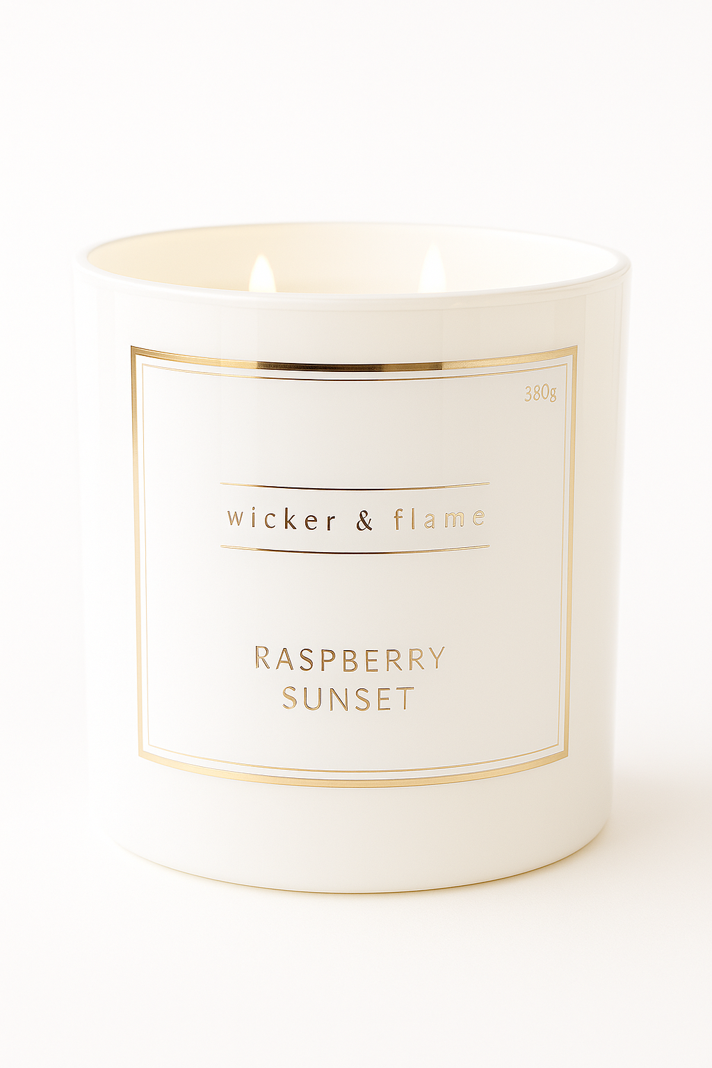 RASPBERRY SUNSET EVIL EYE CANDLE 🧿
