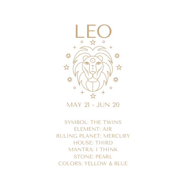 ♌ Leo Zodiac set