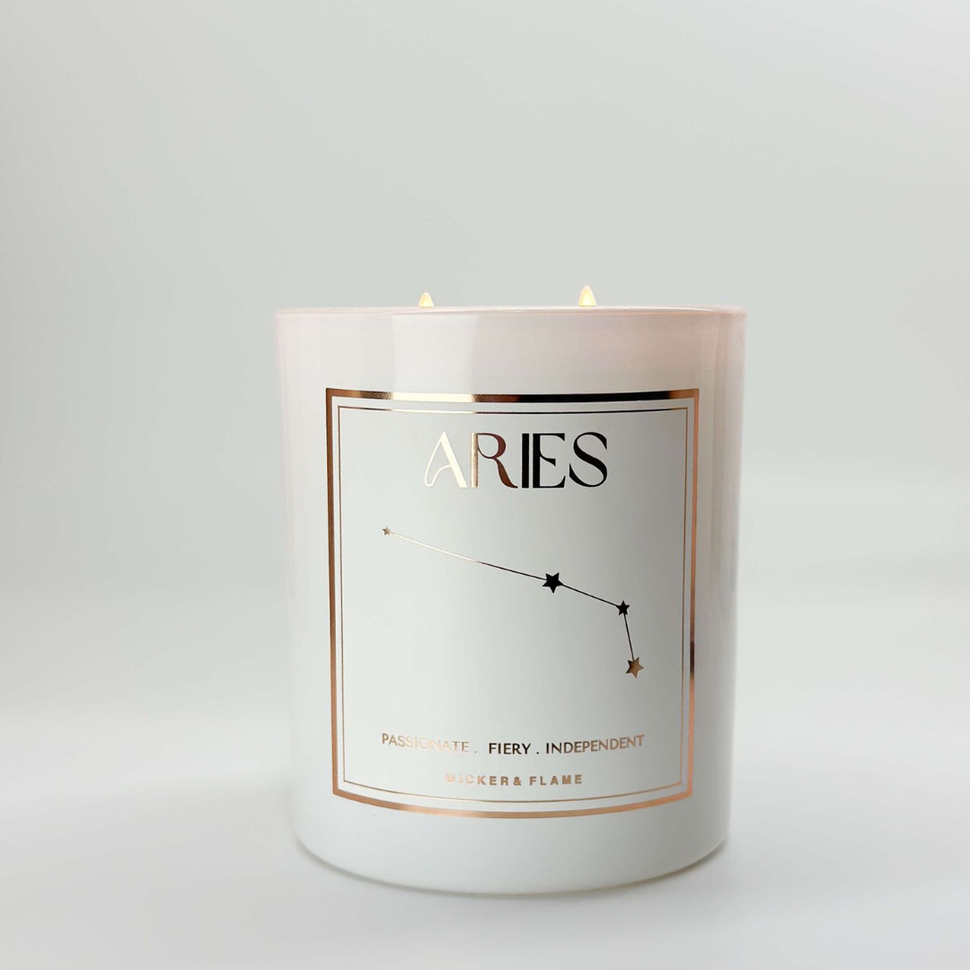 ♈ Aries Zodiac Candle