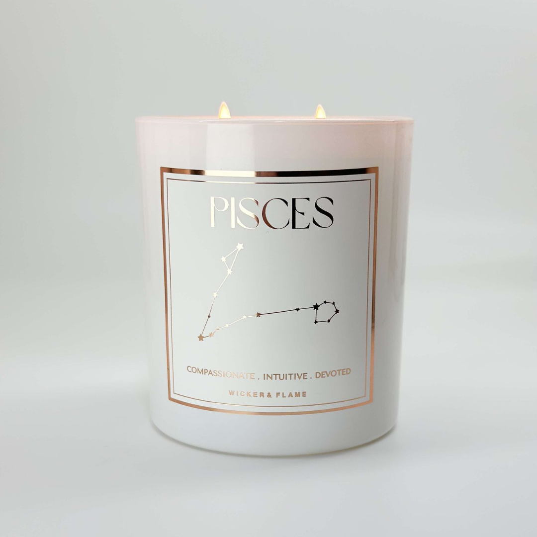 ♓ Pisces Zodiac Candle