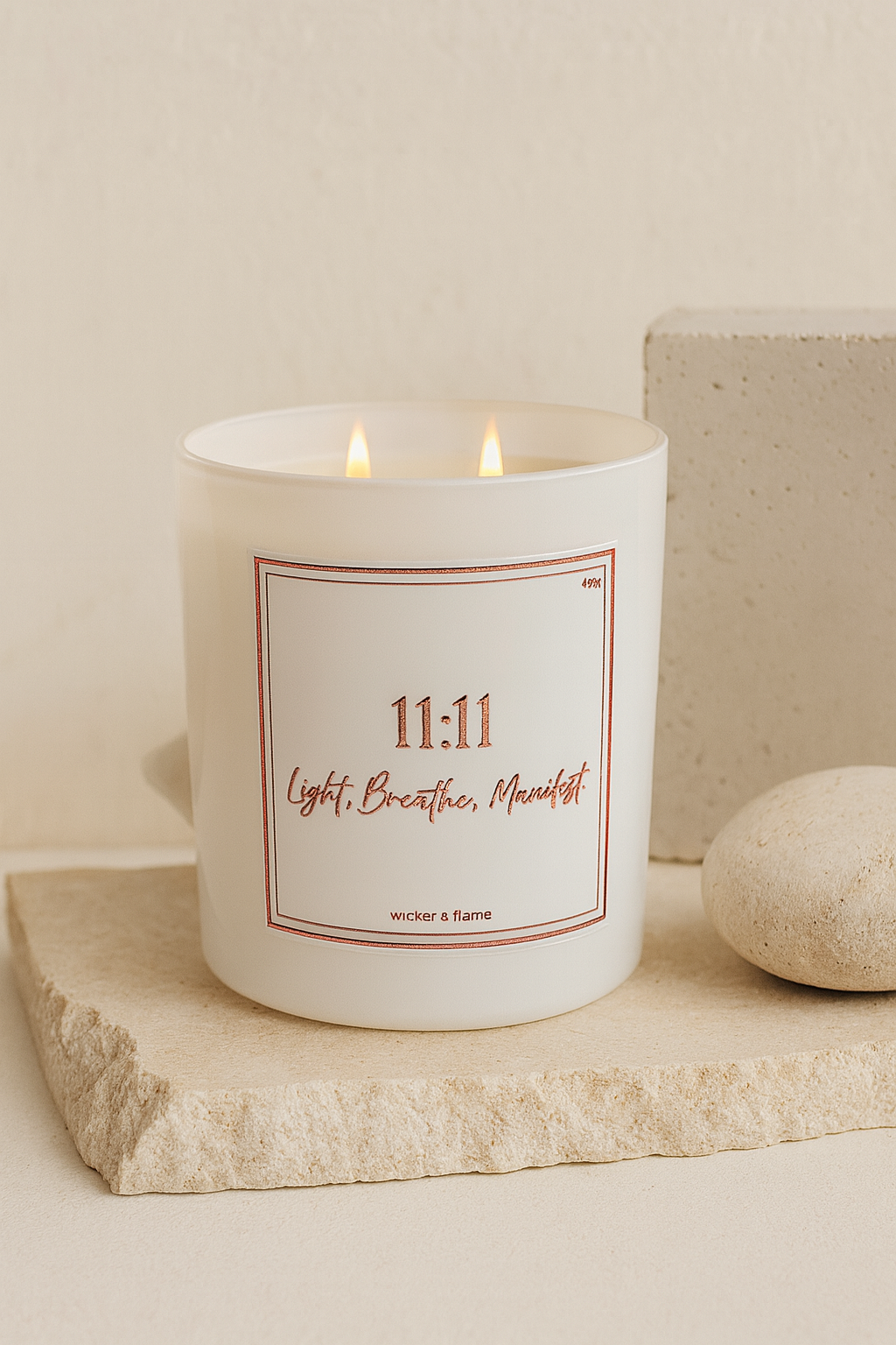 ✨ Manifest Intention Candle - Light. Breathe. Manifest