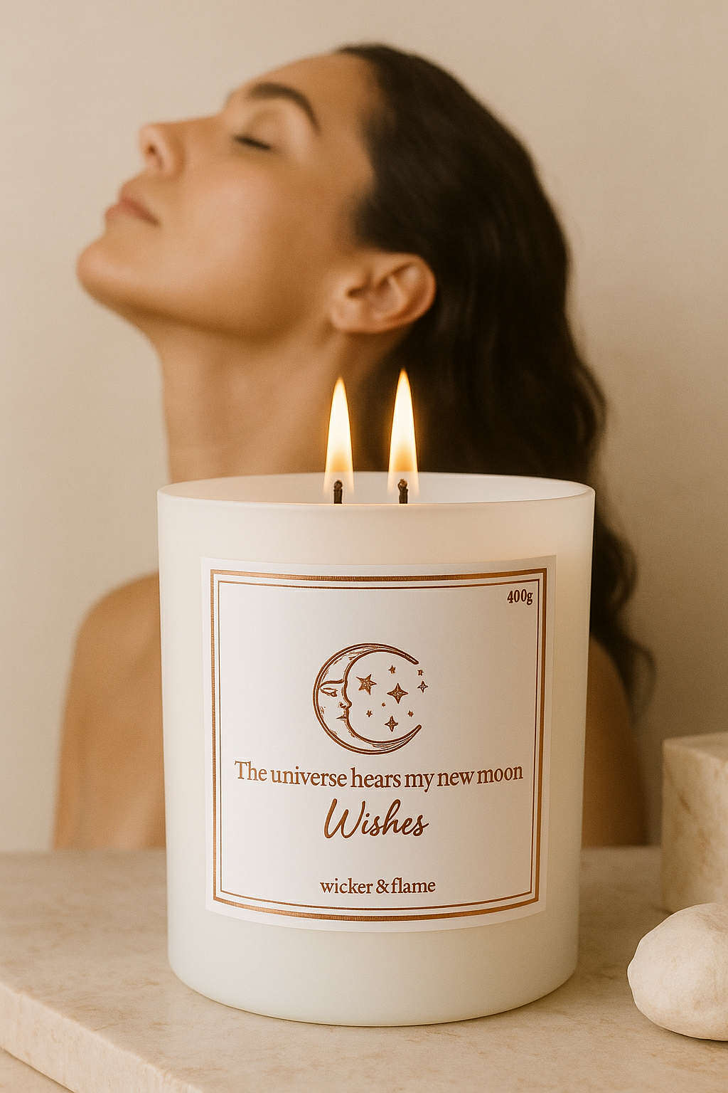 🌙 New Moon Candle