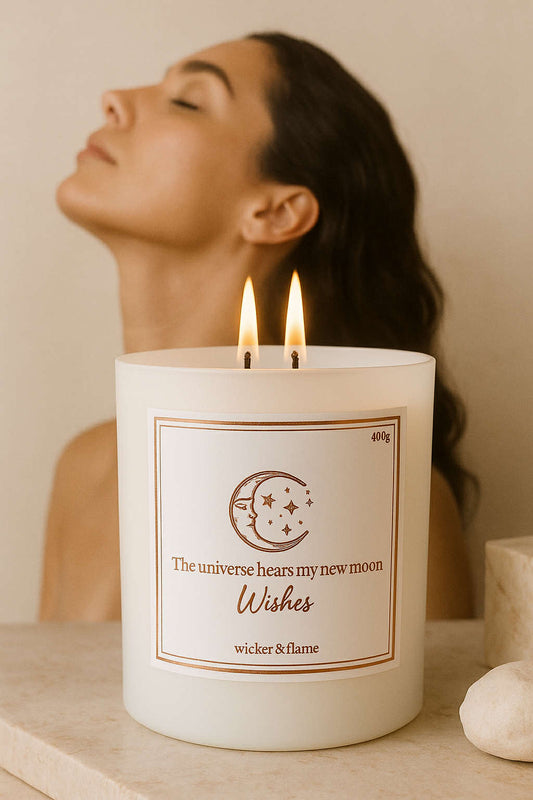 🌙 New Moon Candle