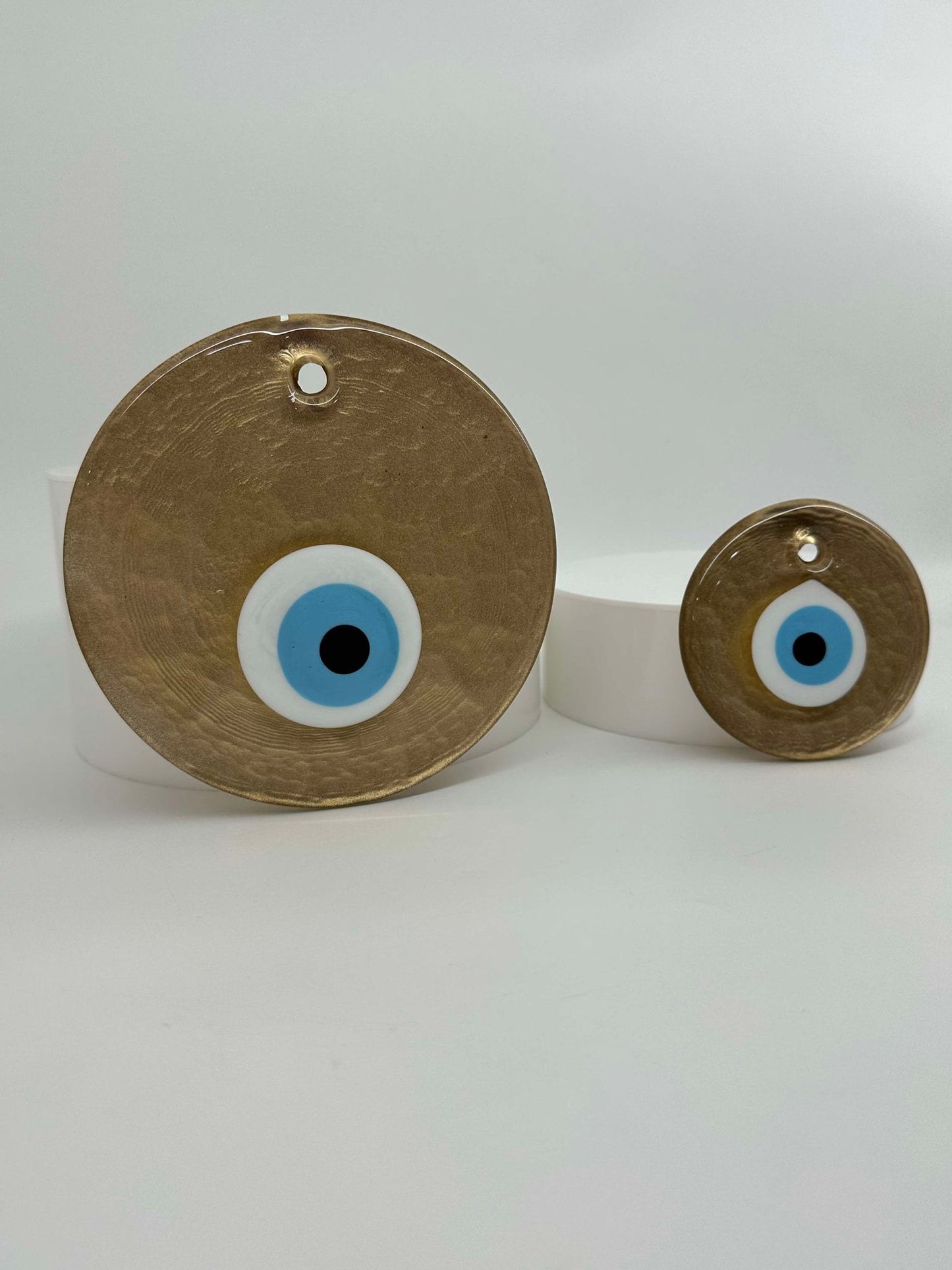 Gold Evil Eye Amulet (Small & Large)