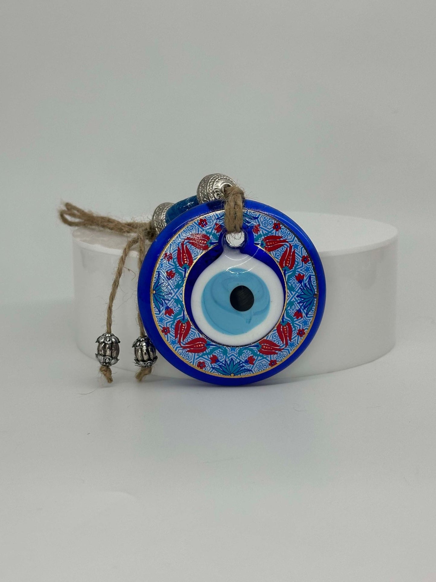 Blue Lucky Chili Design Evil Eye Amulet