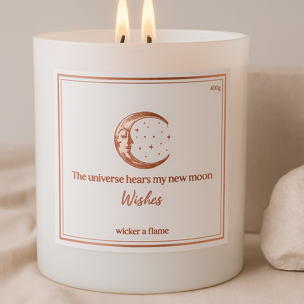 🌙 New Moon Candle