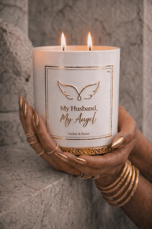 ✨ My Husband, My Angel Candle