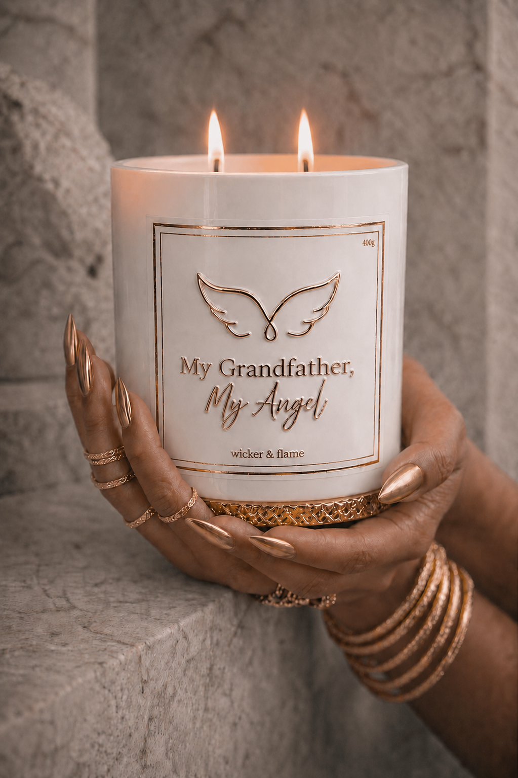 ✨ My Grandfather, My Angel Candle