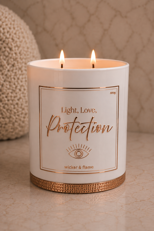 🧿 Light, Love, Protection (evil eye candle)
