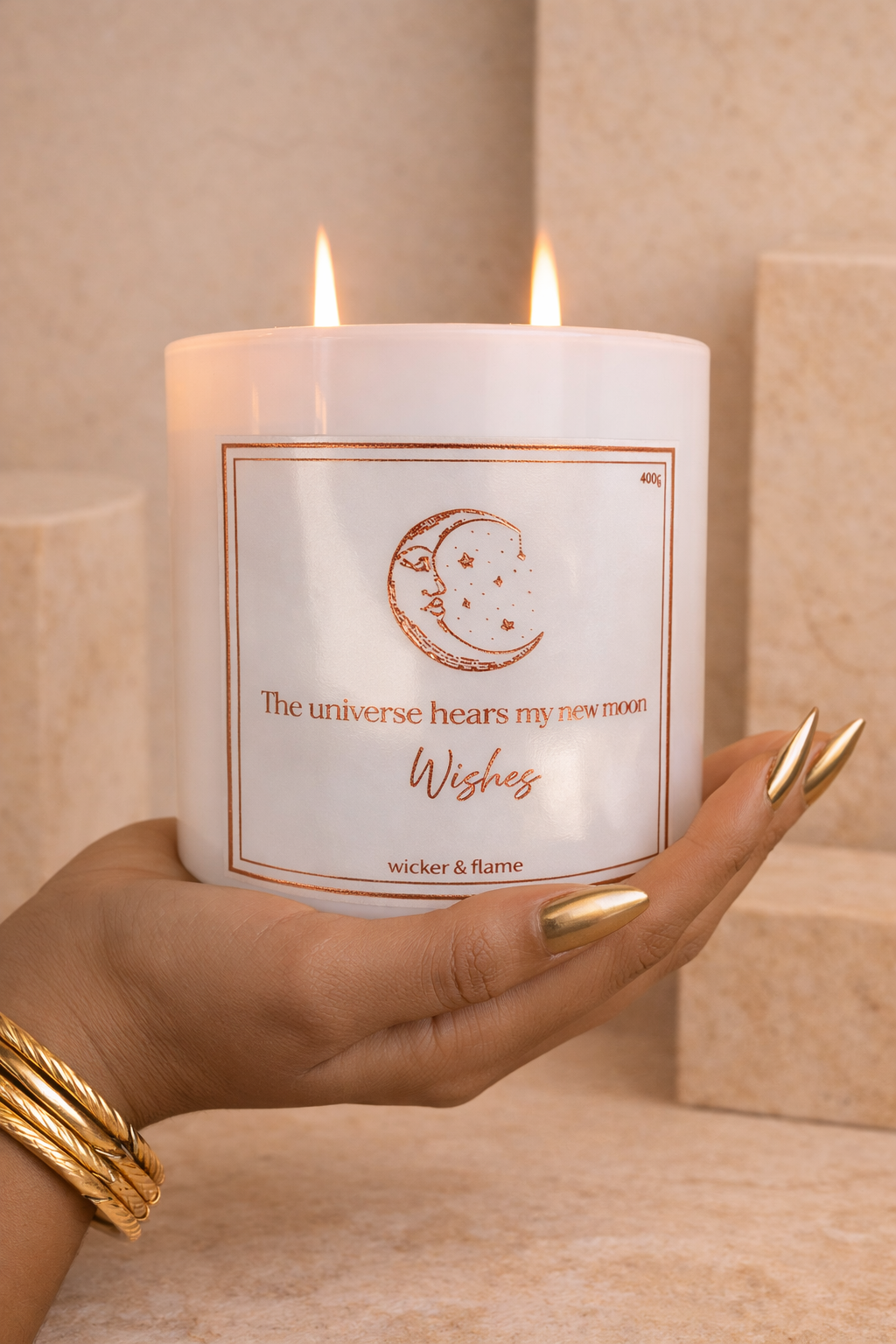 🌙 New Moon Candle