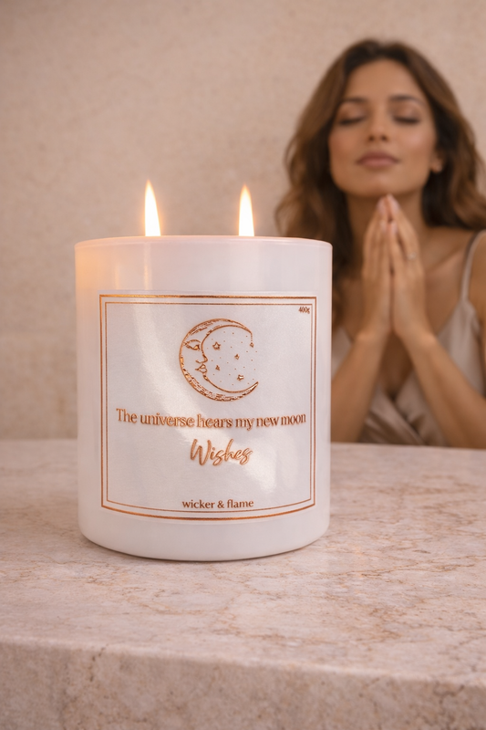 🌙 New Moon Candle