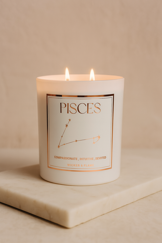 ♓ Pisces Zodiac Candle