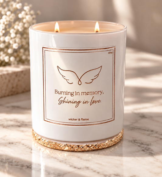 ✨ Candle Coaster - Gold Trim