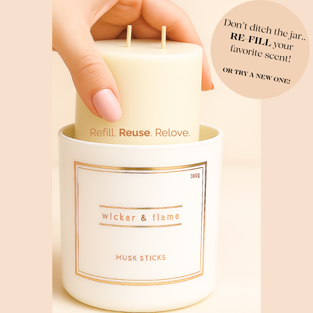 RE-FILL CANDLES - XL (380G)