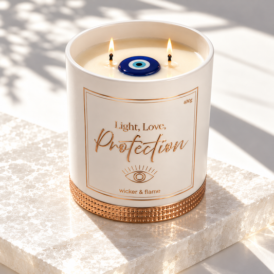 🧿 Light, Love, Protection (evil eye candle)