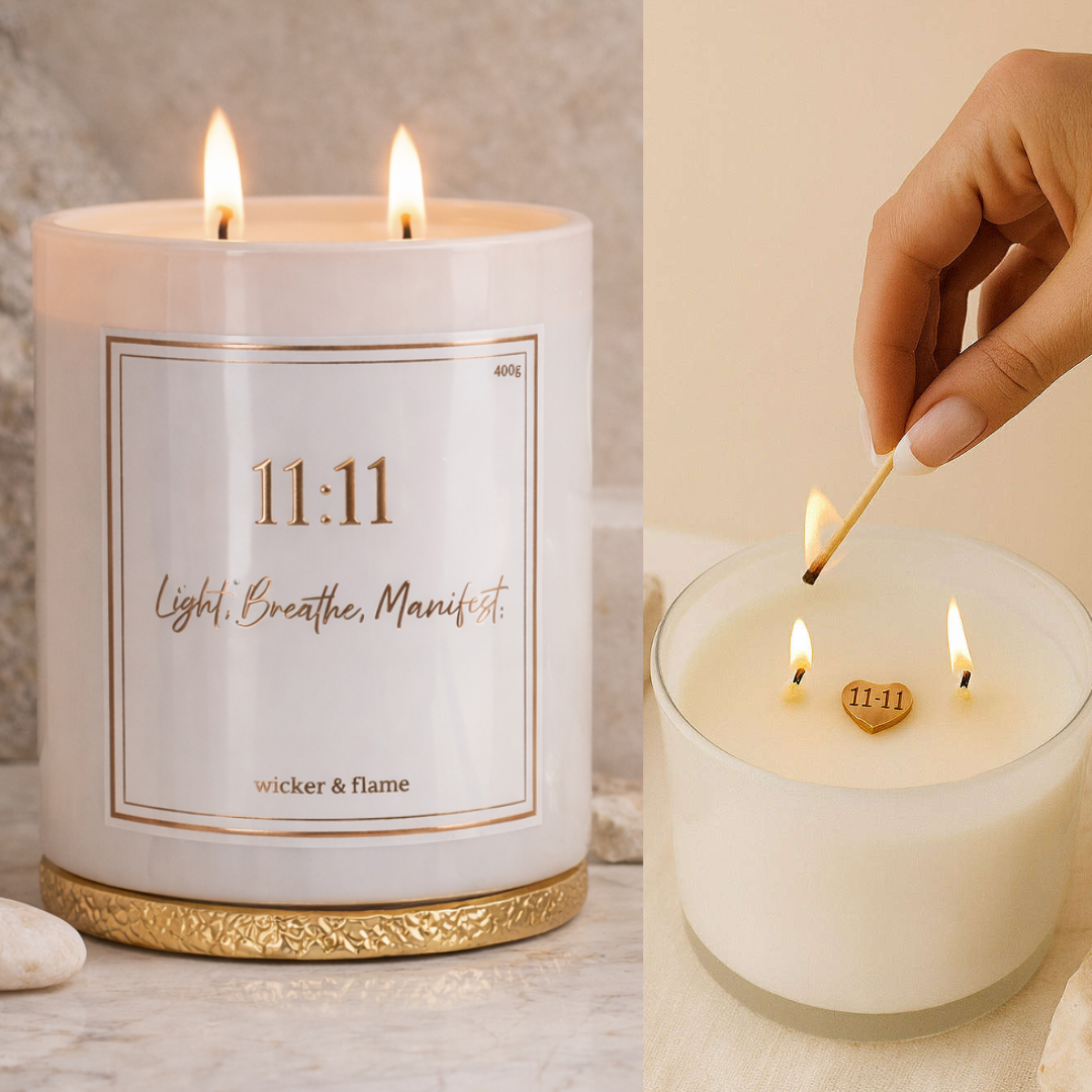 ✨ Manifest Intention Candle - Light. Breathe. Manifest