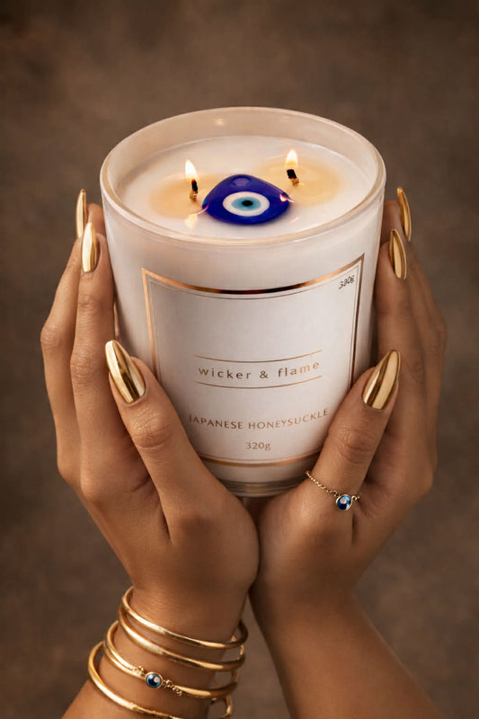 Japanese Honeysuckle - Evil Eye Candle 🧿