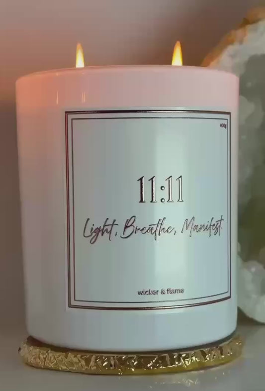 ✨ Manifest Intention Candle - Light. Breathe. Manifest