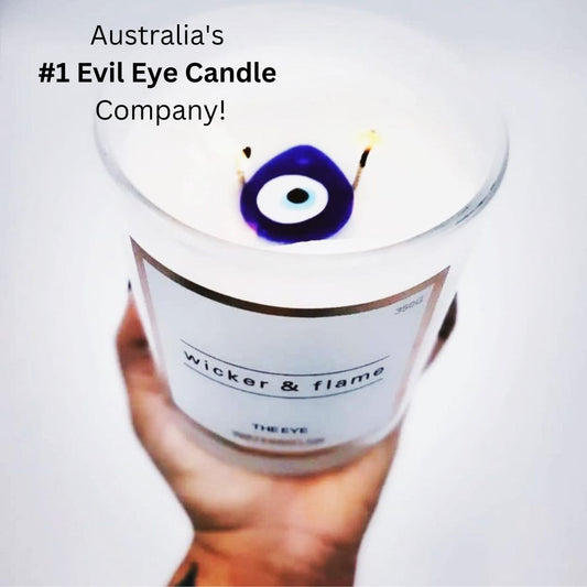 JAPANESE HONEYSUCKLE EVIL EYE CANDLE 🧿
